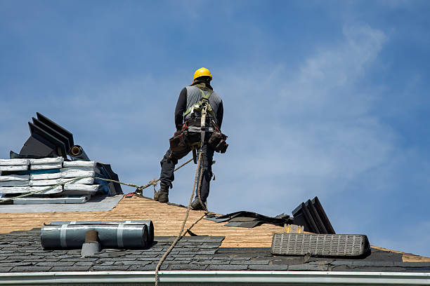 Professional Metal Roofing technician working in Hope, RI